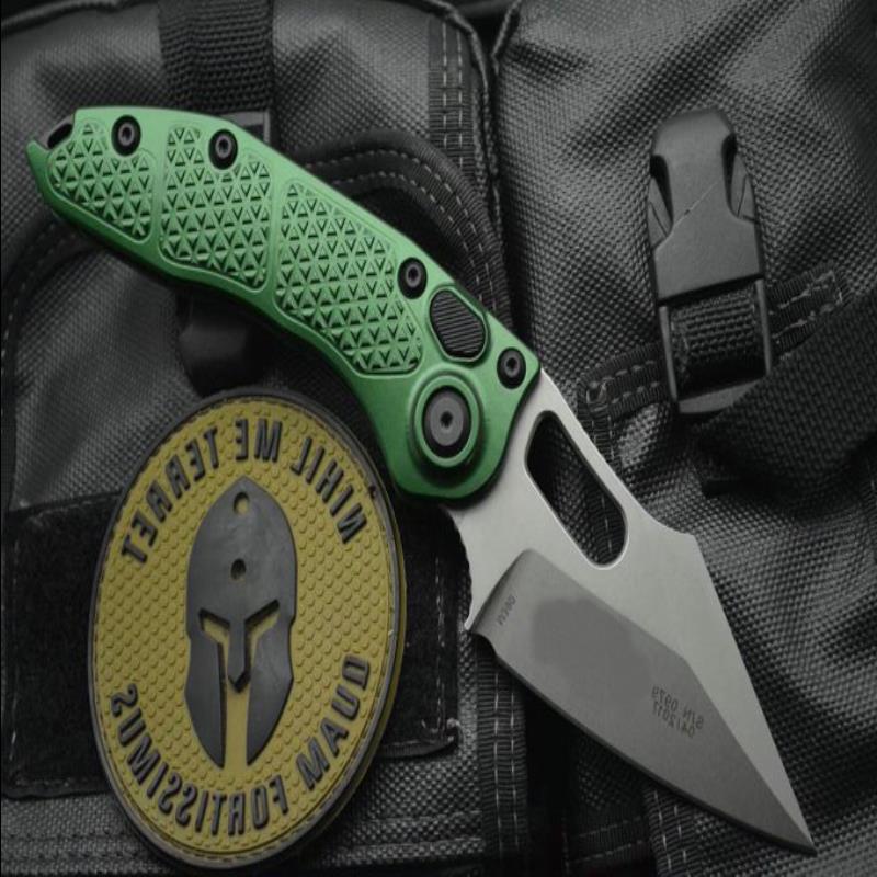 

Aluminum Knife Wash Tactical D2 Handle Stitch Stone Knives Blade T6061 Survival Folding EDC Pocket A New Folding Knife Wobcu