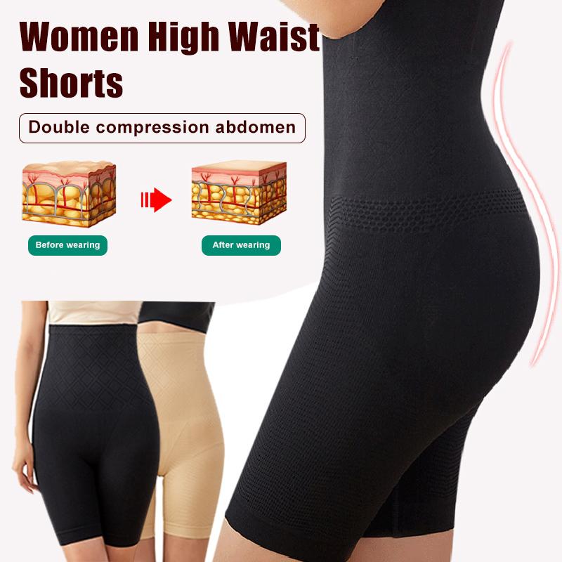 

Women's Shorts High Waist Shorts Compression Seamless Body Shaping Workout Running Bike Spandex Yoga Hiking Female, Black