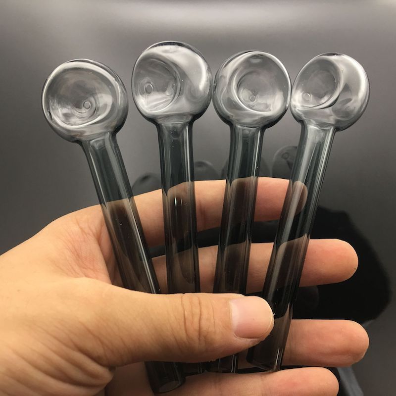 

Mini glass tobacco pipe colorful glass oil tube hand pipe for smoking dry herb