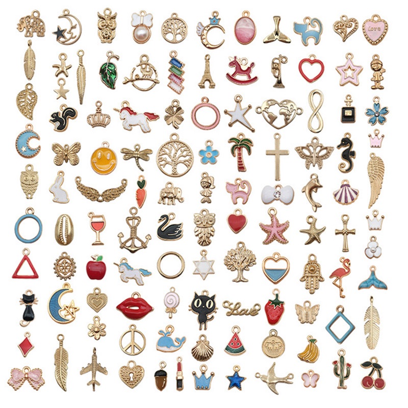 

Enamel Alloy Mix Small Pendants Charms Animals Fruits DIY Bracelet Necklace Cute Keychain Earring For Women Jewelry Finding Gift 59 T2