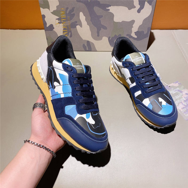 

ValentinoL 2021 New Top Quality Designer Mens Casual Shoes womens Fashion Genuine Leather Sneakers Luxury Trainers em18350-1