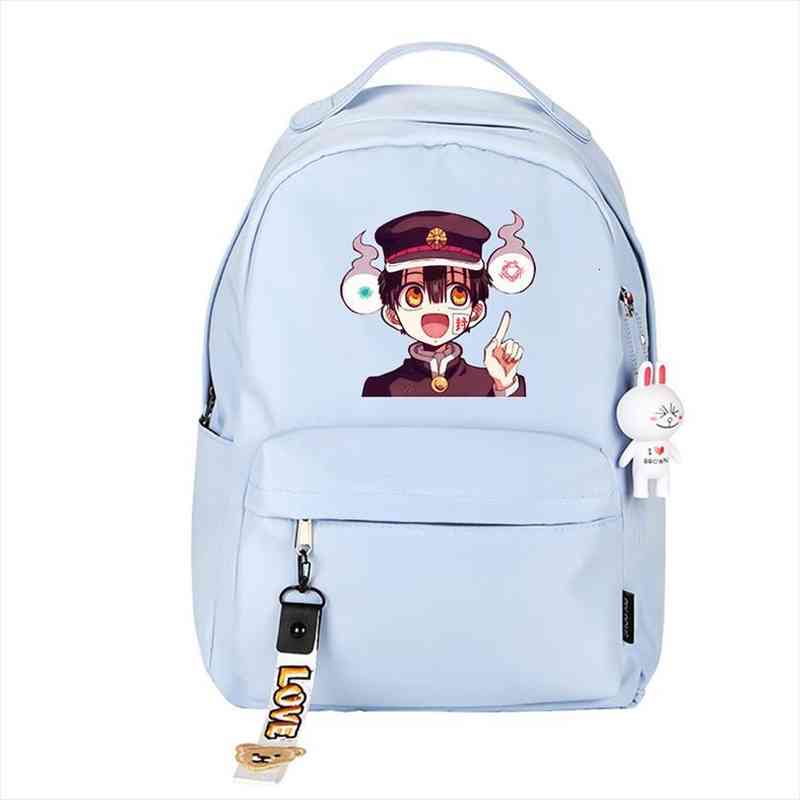 

anime toilet bound jibaku shounen hanako kun cosplay backpack laptravel rucksack student school shoulder bag outdoor