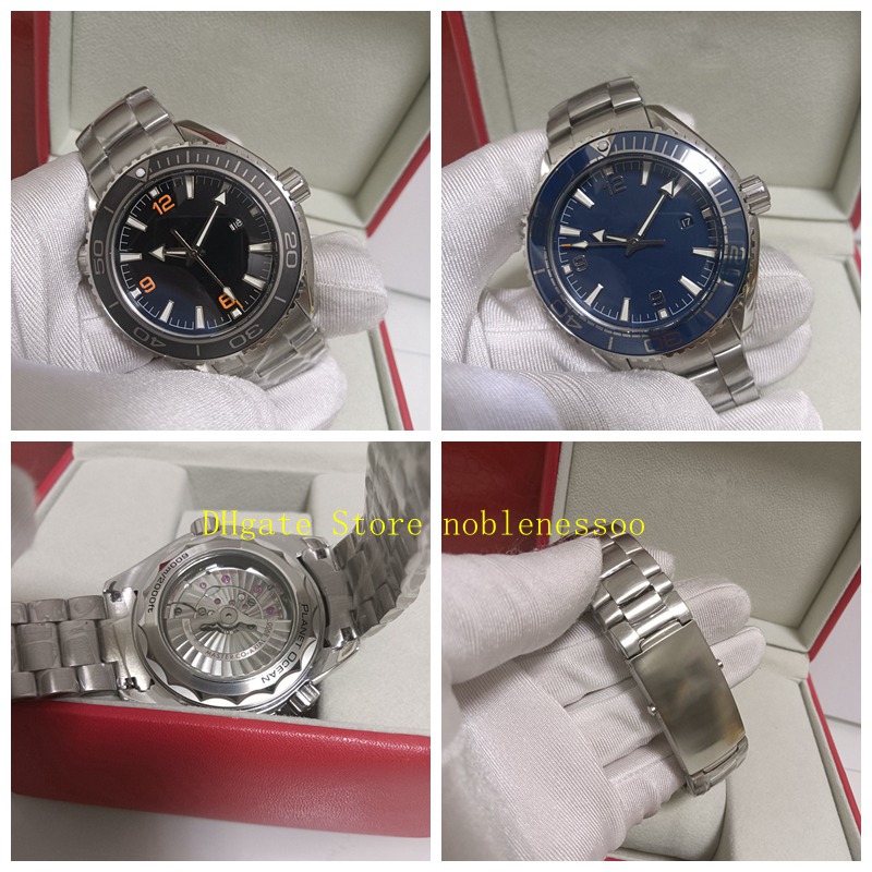 

4 Color Top In Original Box Men's Cal.8900 Automatic Movement Watches Mens Black Blue White Ocean Ceramic Bezel 600m Master 43.5mm Sapphire Glass 007 Watch, Only box