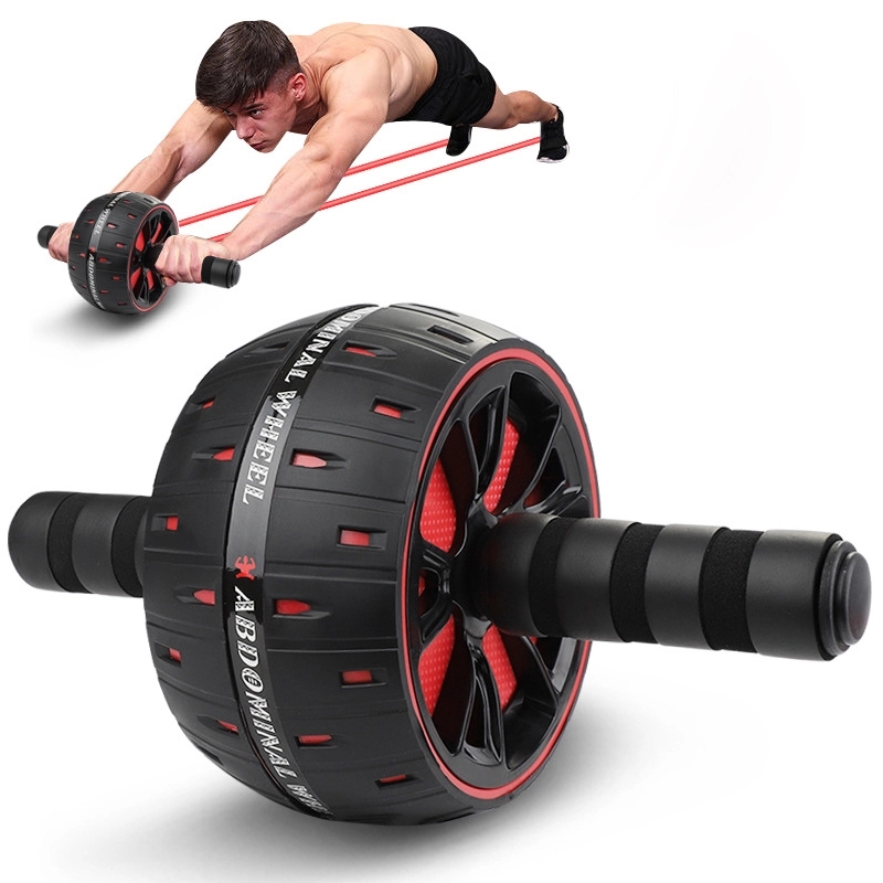 

Haigym 2021 New Fitness Ab Wheel Home Workout Gym Equipment for Core Workouts Strength Exercise Indoor Sports