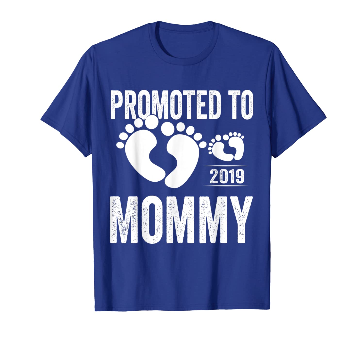 

promoted to mommy 2019 shirt, White;black