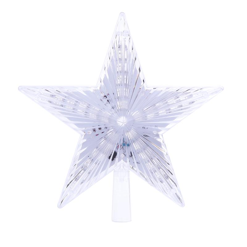 

Christmas Decorations 31 LEDs Tree Topper Star Glittering Hanging Xmas Decoration Home Ornament With US Plug