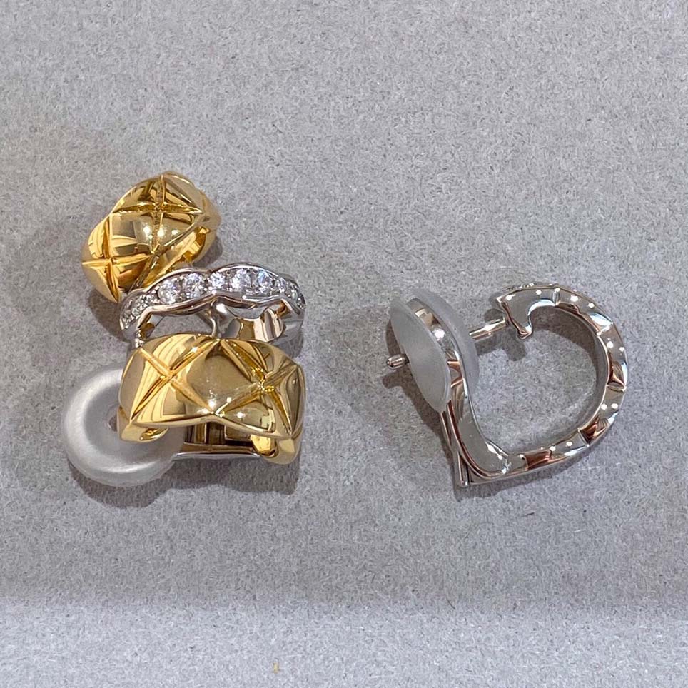 

Luxury quality special clip earring with three colors and diamond mix for women party engagement jewelry gift with box Free shipping PS3830