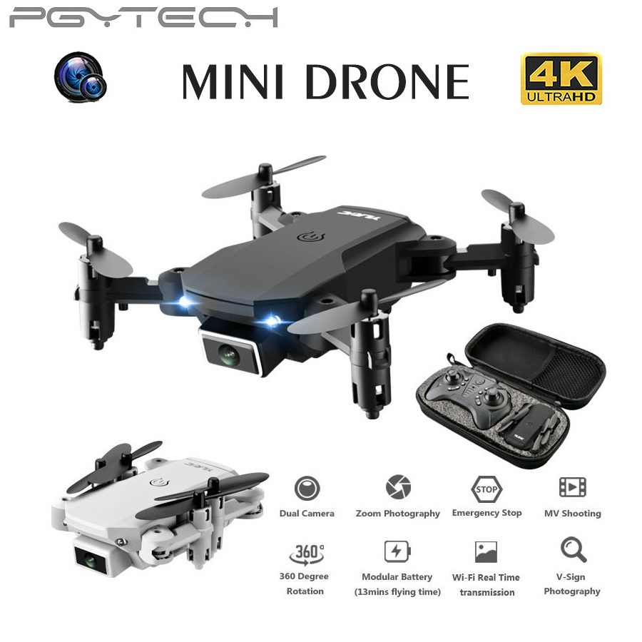 

S66 Mini RC Drone 4K HD Camera Drones Aerial Photography Helicopter Gravity Induction Folding Quadcopter Fpv Dron Boy Toy Gift, Black