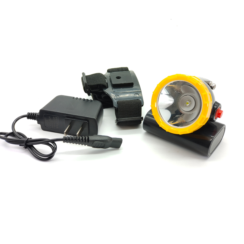 60pcs/lot KL2.5LM Cordless LED Miner Headlamp New Rechargeable Waterproof Explosion-proof 3W Mining Light Miner Cap Lamp-image-663758413