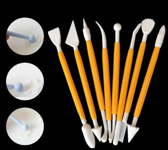 

Bakeware cake tool carving knife sculpture Fondant Cake Decorating Flower Modelling Craft Clays Sugarcraft Tool Cutter