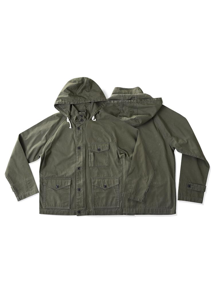 

Men's Trench Coats Men Jacket Military Tooling Raglan Sleeve Hooded Retro Bomber Vintage, Army green casual ja