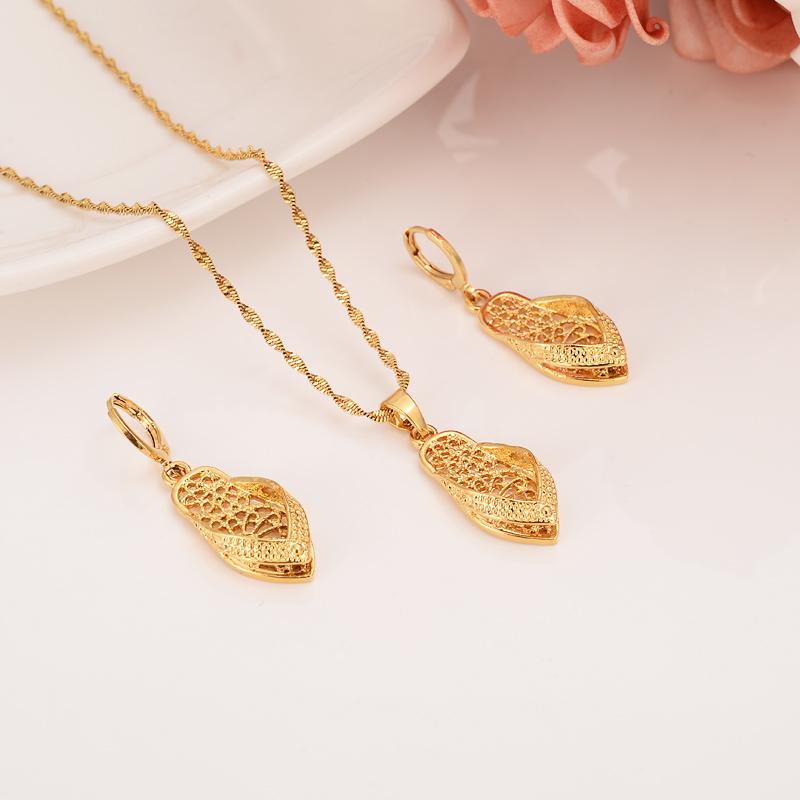 

Earrings & Necklace Dubai India Ethiopian Set Jewelry Pendant Earring Habesha Girl Gold Shoes African Bridal Sets Gift Women, Silver
