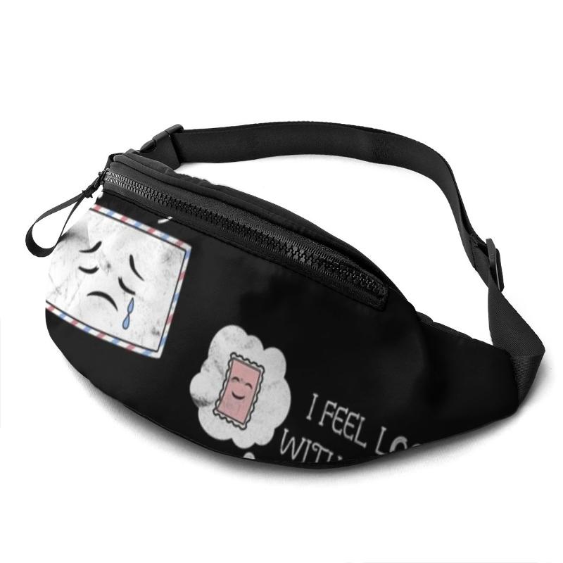 

Waist Bags Envelope Bag Women Climbing Pack Funny Polyester