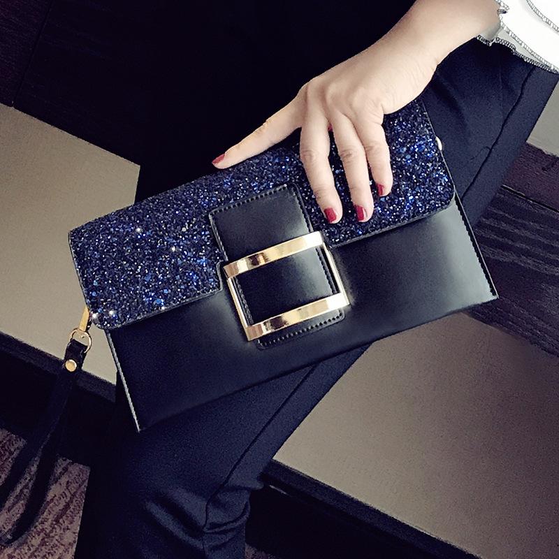 

Evening Bags Bag Clutch Handbag Women Female Fashion Party Black Grey Pink Mini Small Purse Wedding Designer PU Leather