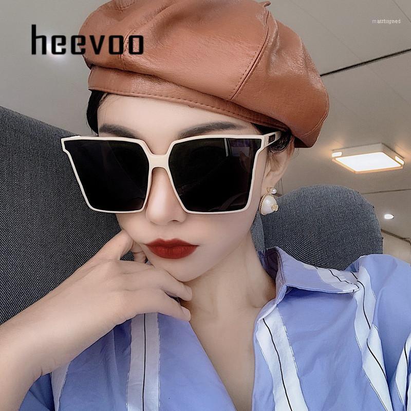 

Sunglasses Plastic Oversized Square Women Fashion Flat Top Red Black Men Gafas Shade Mirror Sun Glasses Uv4001