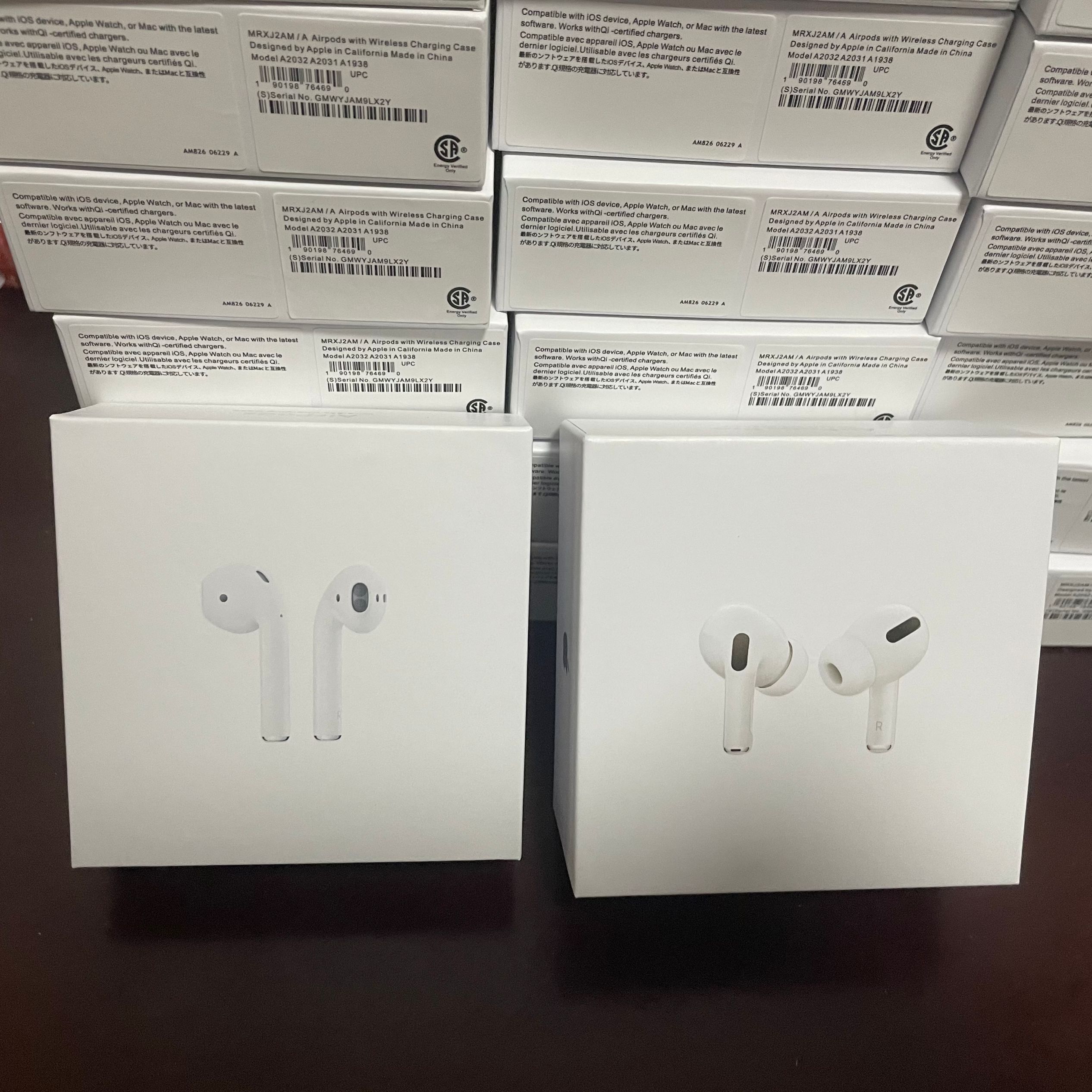 

FOR APPLE AirPods Pro Air Gen 3 AP3 AP2 H1 Chip Metal Hinge Wireless Charging Bluetooth Headphones pk Pods 2 AP Pro AP2 W1 Earbuds 2nd Generation