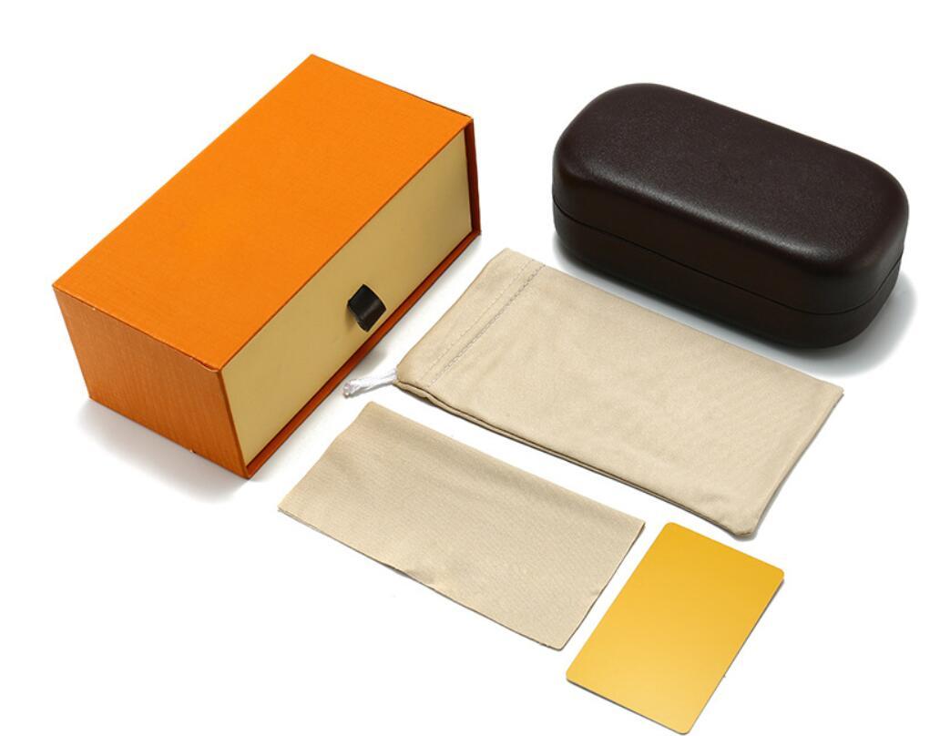 

Top Quality Box Case For Sunglasses Eyeglasses Protective Eyewear Accessories Sunglasses Packaging Case Classic Brown Sunglasses Box