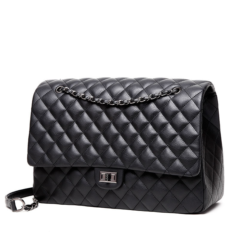 

Chain Winmax Large Capacity Shoulder Bag Women Office Travel Luxury Handbags for Girls Leather Pu Quilted BolsaHDB1