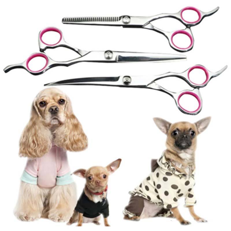 

2021 New Pet Beauty Stainless Steel Cat and Dog Scissors Hoao, Violet