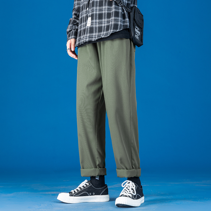 

2021 New Men's Joggers Harem Pants Black Comfortable Pant for Men Summer Man Casual Streetwear Loose Trouser Japanese Fashion N7vz, Khaki
