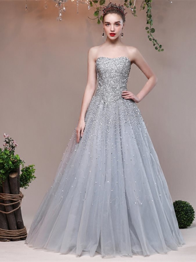 

2021 New Attractive A-line Sweetheart Sleeveless Beading Es Prom Sier Evening Party Gowns Robe De Soriee 3xqx