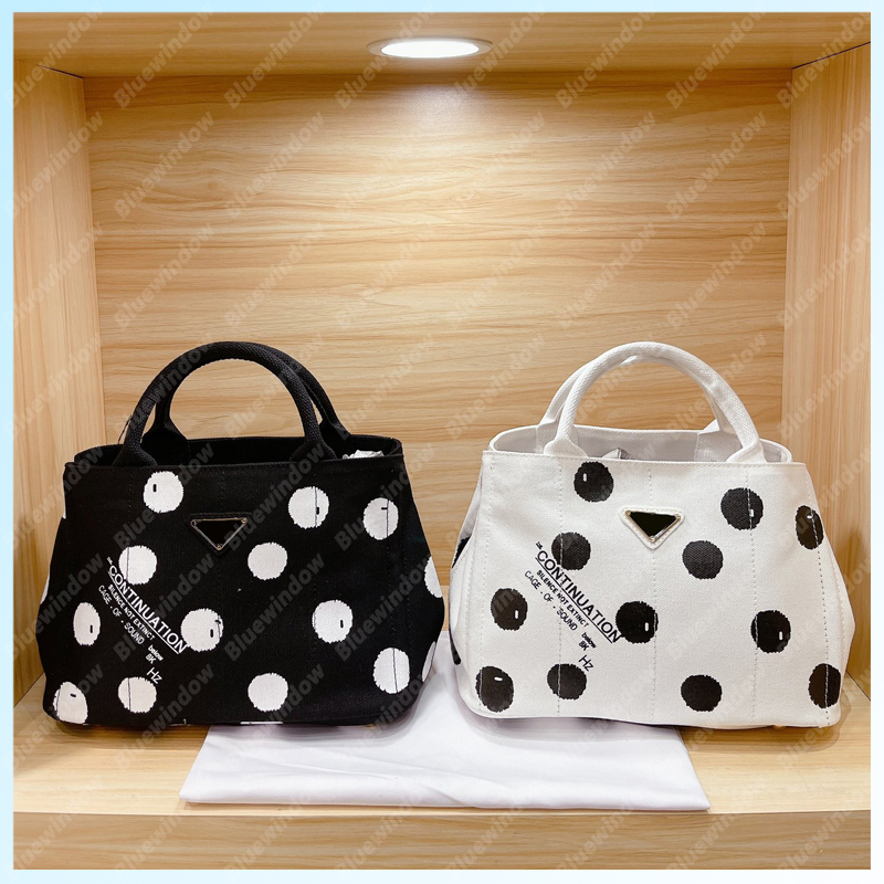 

Dots Tote Bag Canvas Handbag Beach Women Designer Cotton Totes Handbags Luxurys Designers Shoulder Bags Womens Purses Crossbody B2106255L, Shipping cost