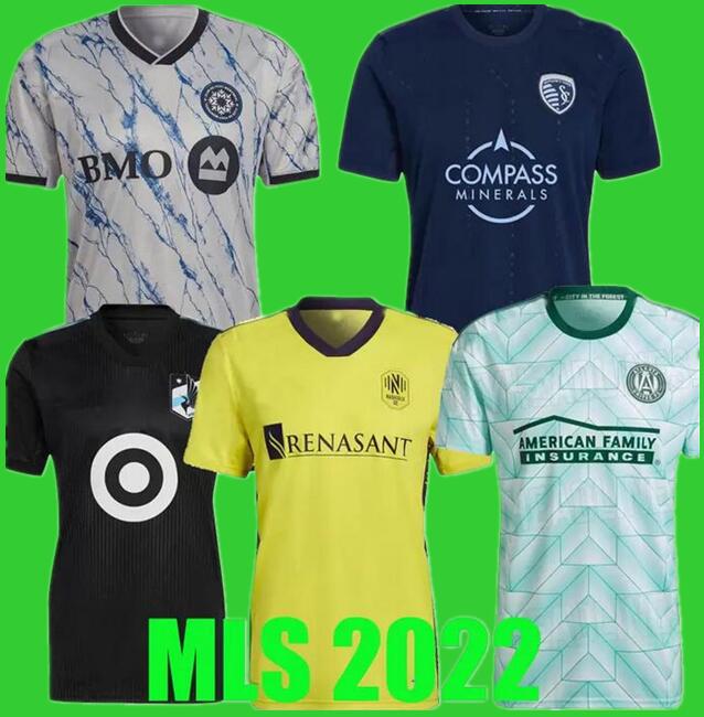 

22 23 CF Montreal SOCCER JERSEYS 2022 2023 Montréal MLS AWAY Atlanta United Nashville SC Sporting Kansas City Minnesota football shirt top uniform fans player version, Montreal away