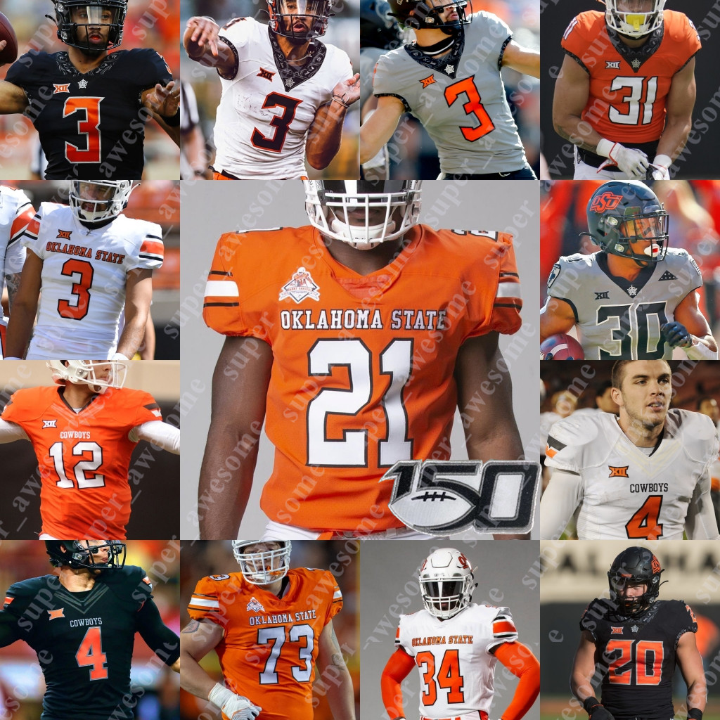 

Oklahoma State Football Jersey Thomas Harper Collin Oliver Brendon Evers Kamryn Farrar Jason Taylor II Jabbar Muhammad Demarco Jones Israel Antwine Jeff Roberson, Orange turn back