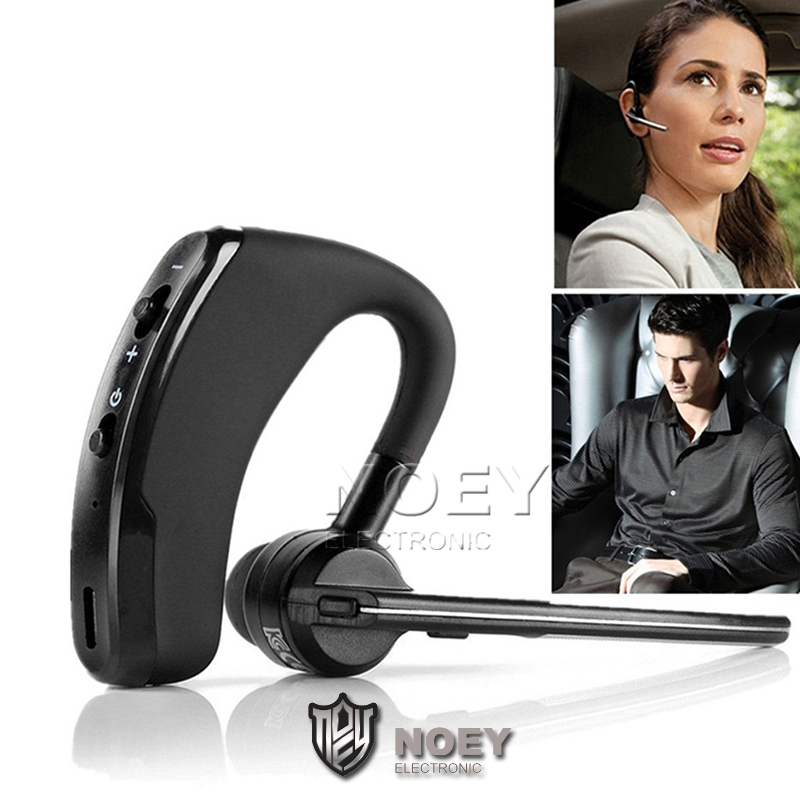 

V8 Bluetooth Headphones Wireless Earphones Business Handsfree Legend Stereo Wireless Car Earphone with Mic Volume Control Retail Box noey, Black