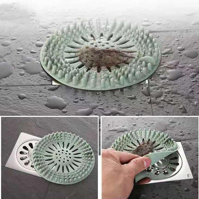 

Other Bath & Toilet Supplies Sewer Sink Filter Net Anti-blockage Silicone Bathroom Kitchen Floor Drainage