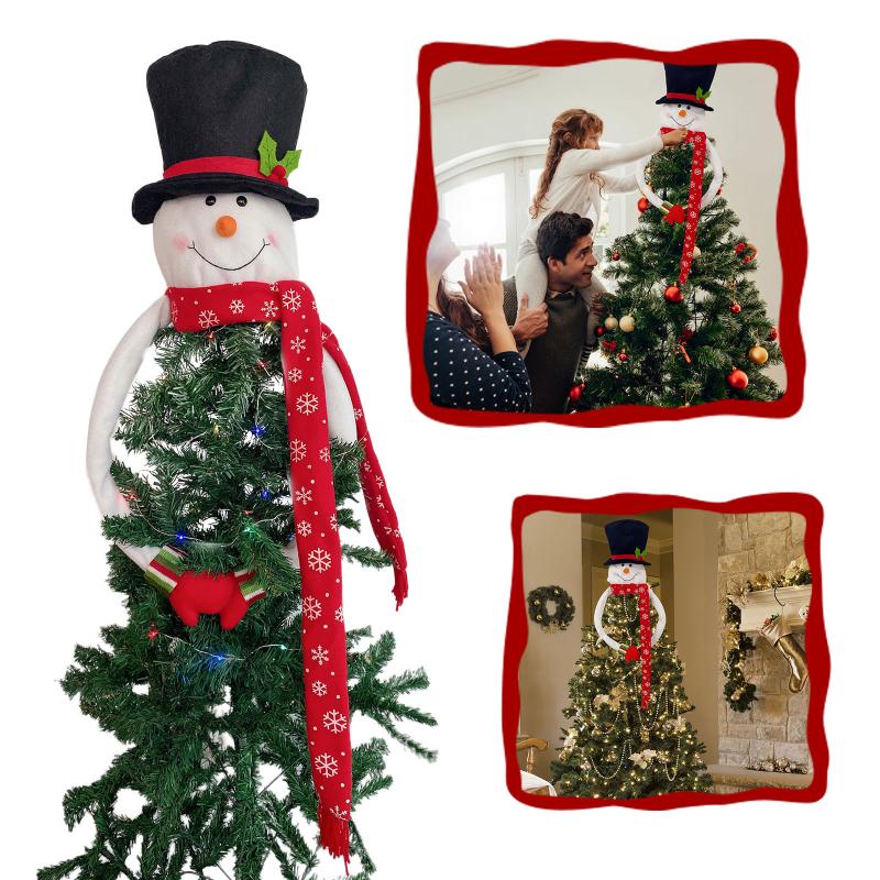 

Christmas Decorations Santa Claus Hugs The Tree Doll Snowman Xmas Ornament Merry Atmosphere Cloth Cute Pendants Navidad Natal Decor