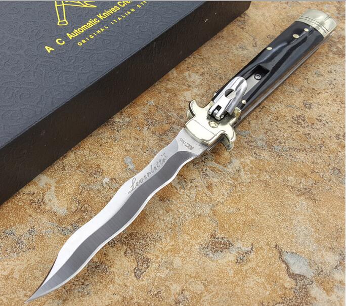 

The ACK Bill DeShivs Leverletto Horizontal Folding Knives EDC Tools