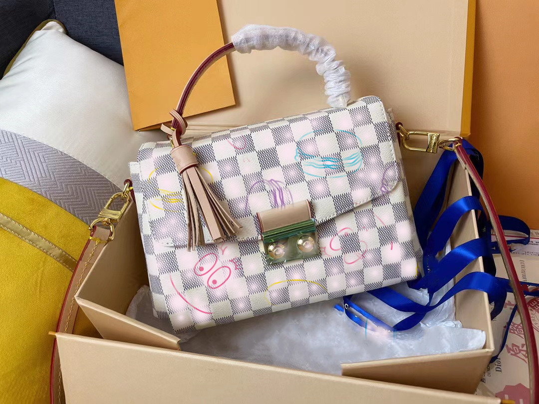 

5A+Top Quality Bags Ladies Classic Fashion Women's Handbags Medium Capacity Chain Bag Pattern Leather Shoulder Bags Messenger