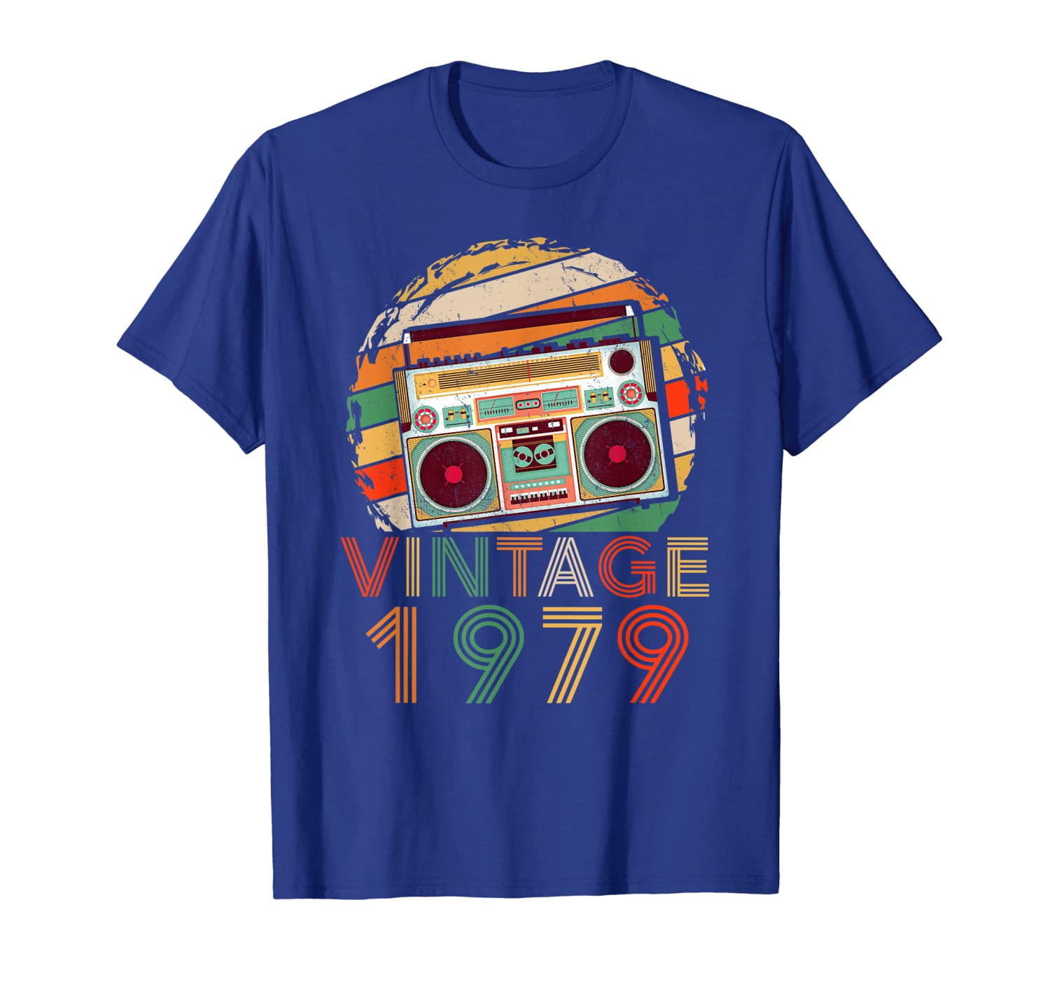 

Retro Vintage Cassette Made in 1979 40th Birthday T-Shirt, White;black