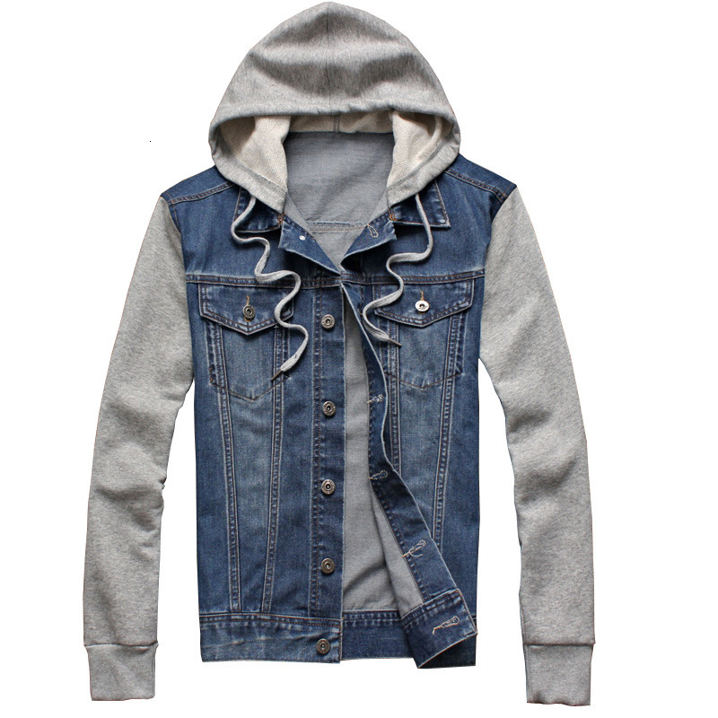 

Men's Jackets man's denim jacket with casual outdoor hoodie fashion jeans cowboy and plus size 5xl CPX1, 1# shoe box