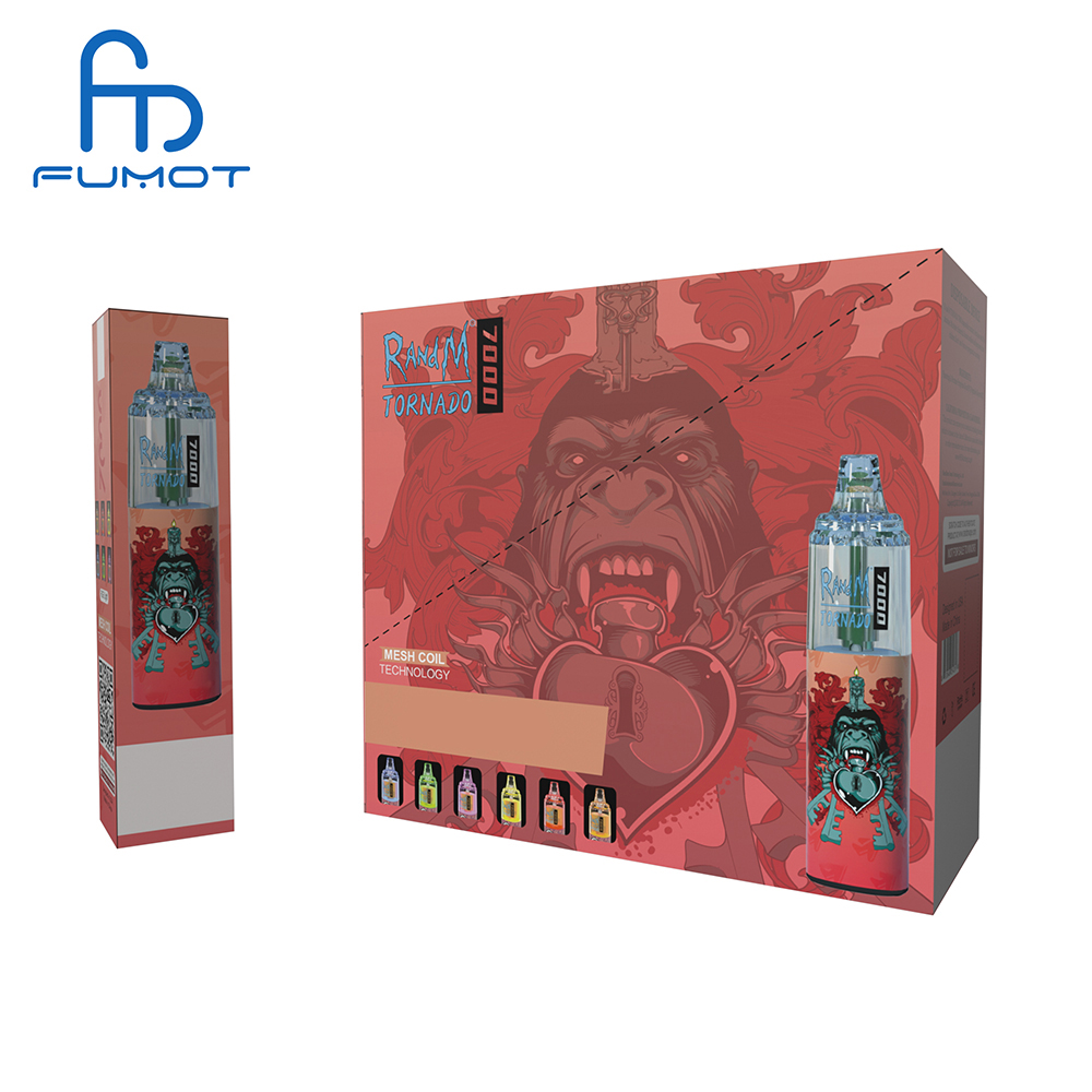 

Recharge RandM Tornado 7000 Puffs Switch Ghost Electronic Cigarettes Disposable Vape Twins Dazzle With Rechargeable 1000mAh Battery 14ml Aut