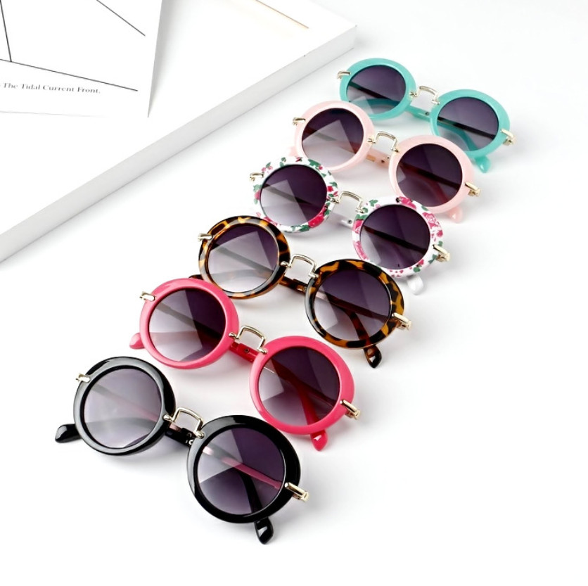 

Summer Girls Boys Sunglass Round Kids Sunglasses Child outdoor Sun Glasses Baby Vintage Eyeglasses Children Beach Sunblock A7297