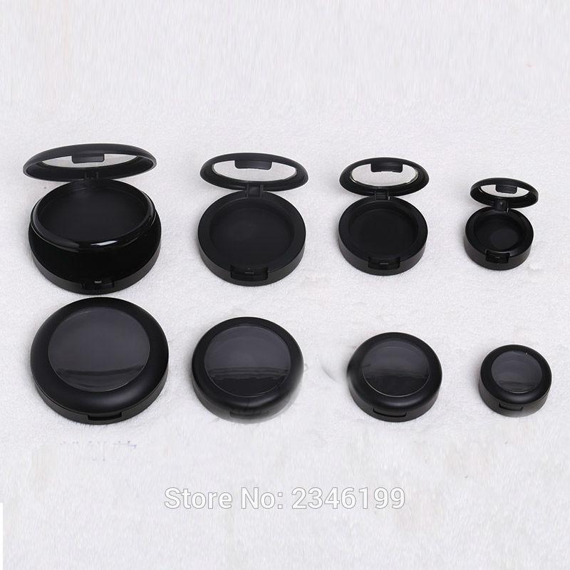 

20pcs/lot DIY Black Rim Lid Cosmetic Powder Case, Eyeshadow Powder Case with 36mm Inner Dia, Round Cosmetic Container