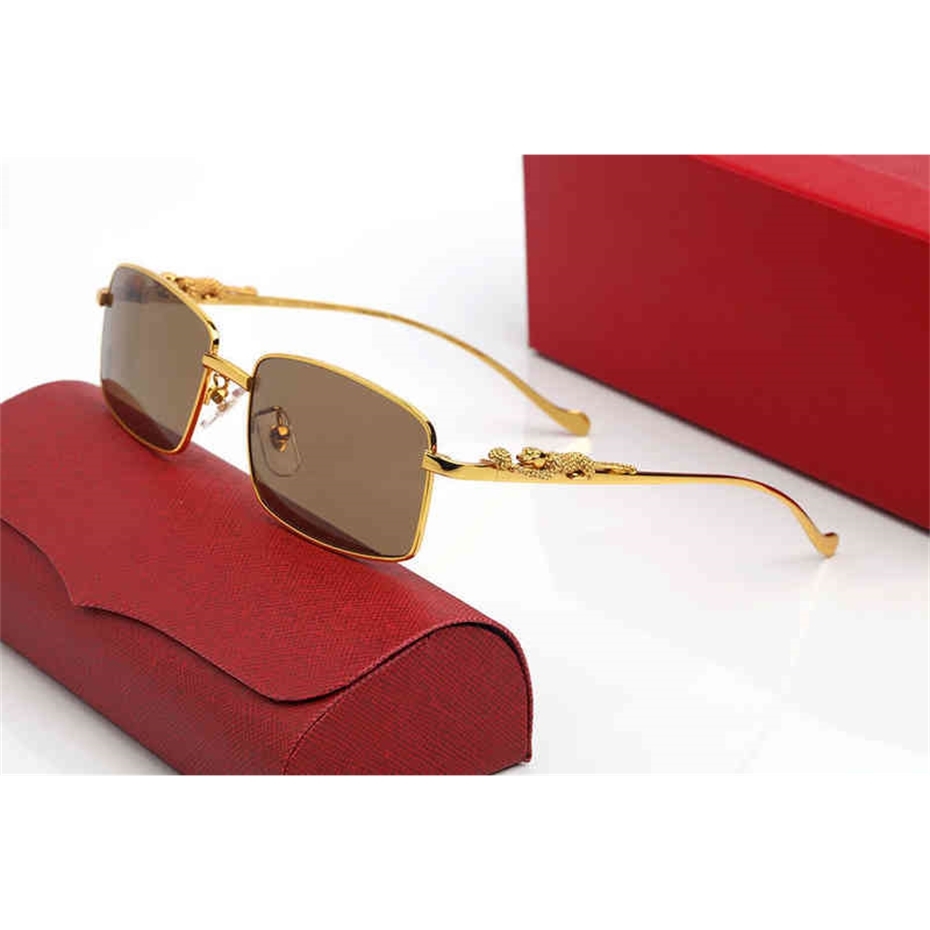 

Ancient Rimless Square Sunglasses Men Oculos New Lens Shape Full Frame Metal Frame Clear Glasses for Reading Gafas Women 147548 French