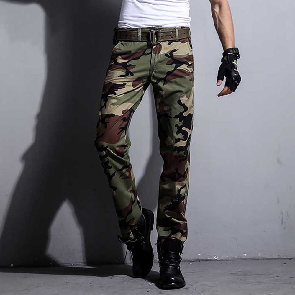 

2021 New Military Style Cargo Man Army Breeches Thin Casual Fit Cotton Trousers Camouflage Joggers Men's Pants Ter7, C29 mountain bed