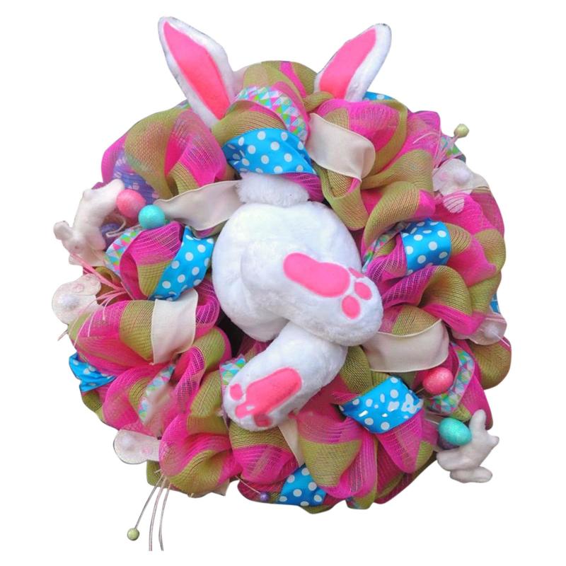 

Easter Party Wreath Artificial Plants Background Wall Window Decorative Wedding Supplies Gifts Interior 1 Flowers & Wreaths