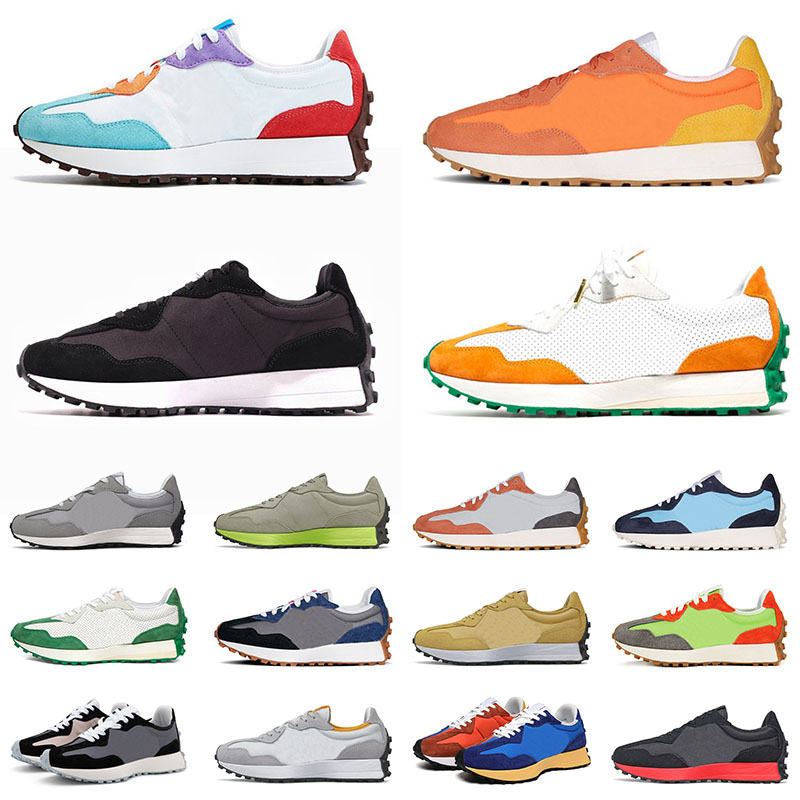 

New_327 Men Outdoor Shoes Pride Soft Yellow Grey Mesh Black Castle Rock Vibrant Orange Neon Soles Lime Green Flame Mens Womens Sports Sneakers Trainers, D25 36-40