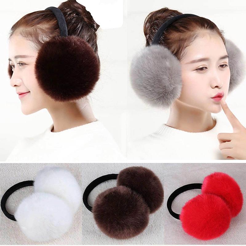 

Berets Style Pure Color Earmuffs Winter Warm Comfortable Men Women Fashion Outdoor Skiing Cute Random 1pc, Random color