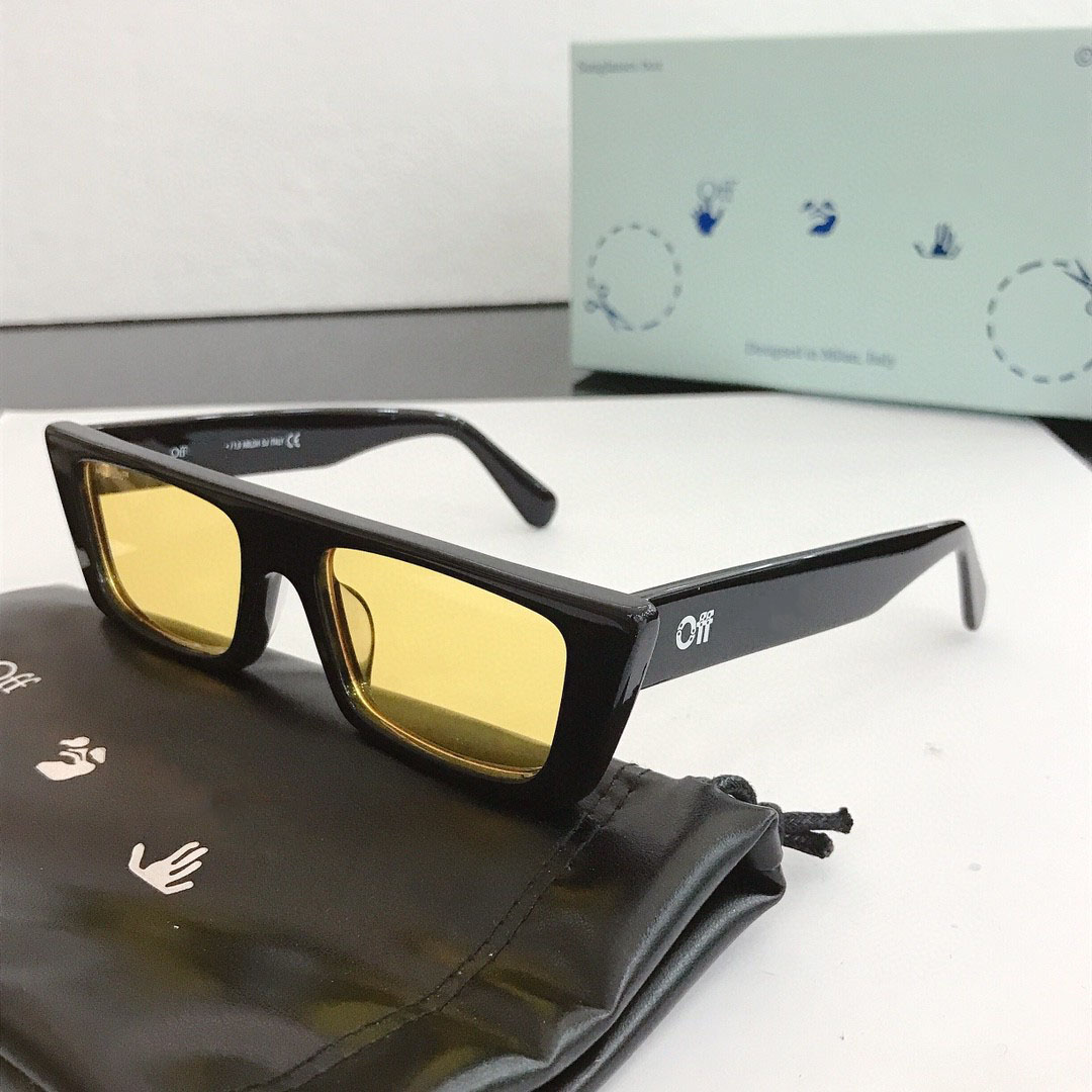 

Adita OFF ORRS010 Top Original high quality Designer Sunglasses for men famous fashionable Classic retro luxury brand eyeglass fashion desig, White;black