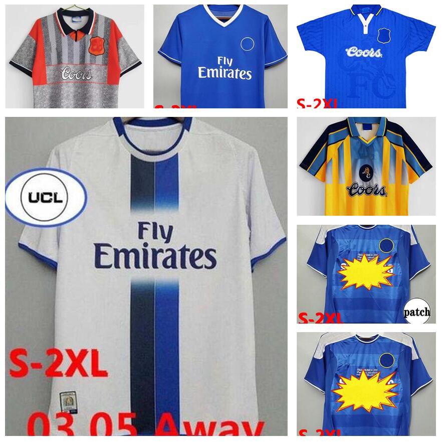 

03 04 05 Lampard HASSELBAINK Retro Soccer Jerseys Vintage 2003 2004 2005 Drogba VERON CRESPO football shirt Terry maillot de foot, Home epl jersey
