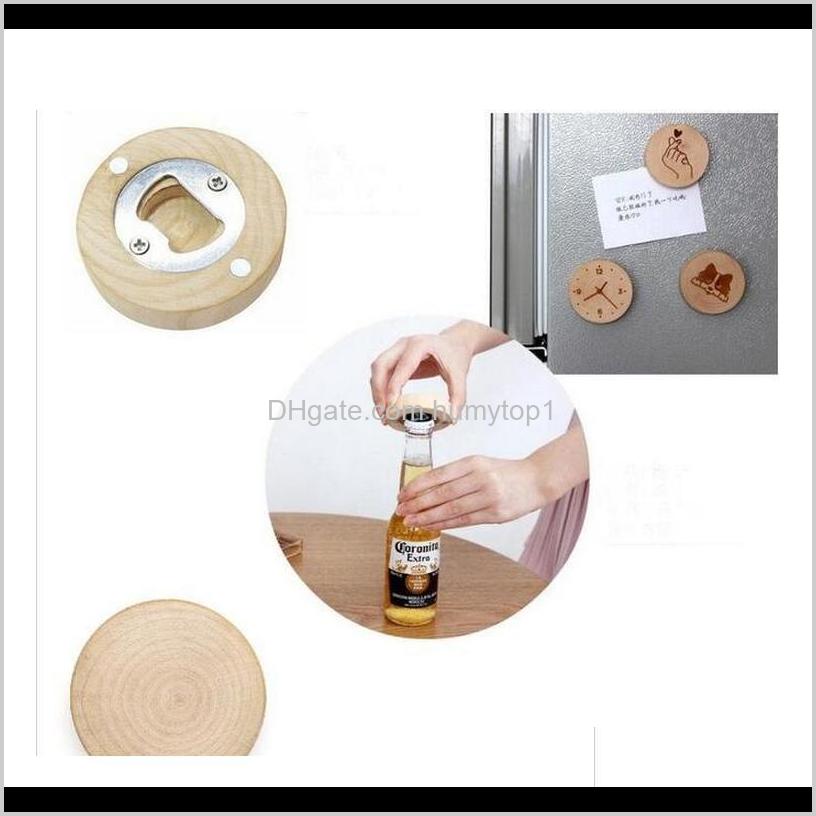 

Blank Diy Wooden Round Shape Beer Bottle Opener Coaster Fridge Magnet Decoration Beer Bottle Opener Epacket 6Bhxv Uovy4