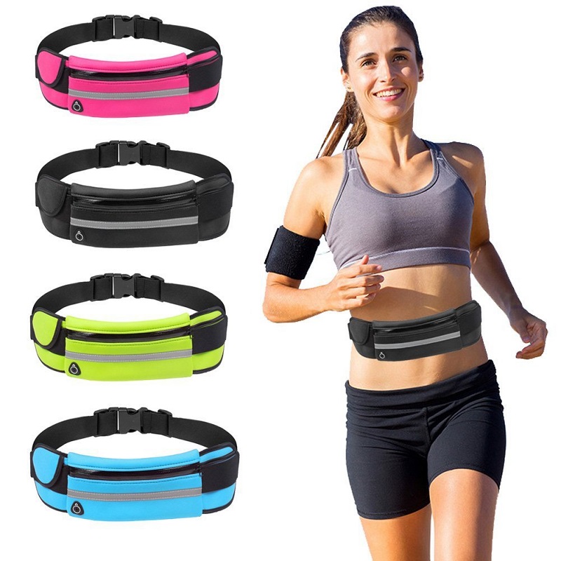 

outdoor sports backpack water bottle pockets fitness running anti-sweat anti-theft mobile phone personal bag bucket hat