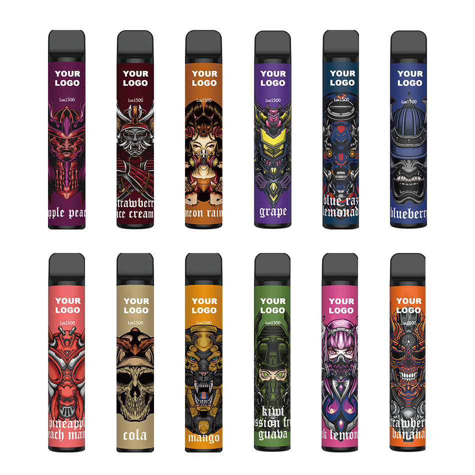 

lux 1500 Puffs Disposable E cigarettes Vape Pen 4.8ml Prefilled Cartridge Pod Device 850mAh Battey Vaporizer