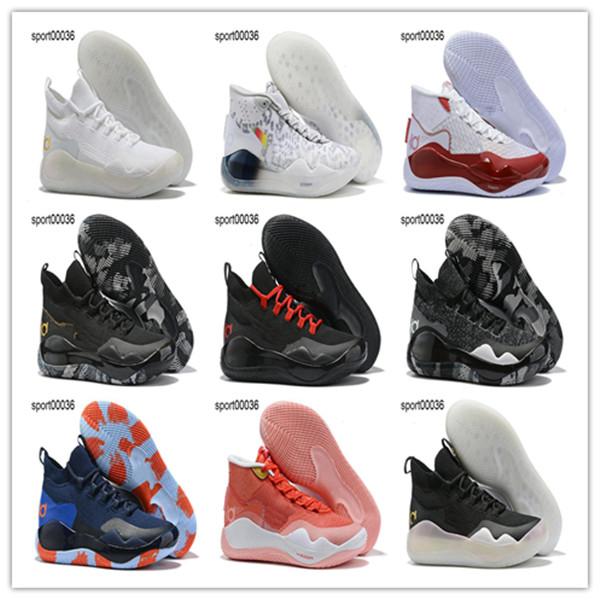 

2020 Hot Mvp Kevin Durant KD 12 Anniversary University 12S XII Oreo Men Basketball Shoes USA Elite KD12 Sport Sneakers, Color#5