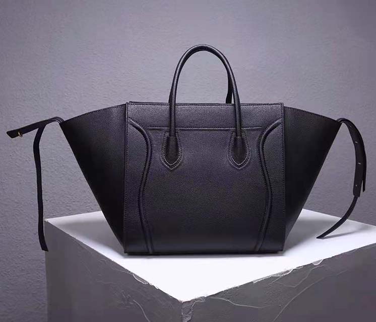 

New Fashion Bags Women Bat Totes Shoulder bags Genuine leather bags black
